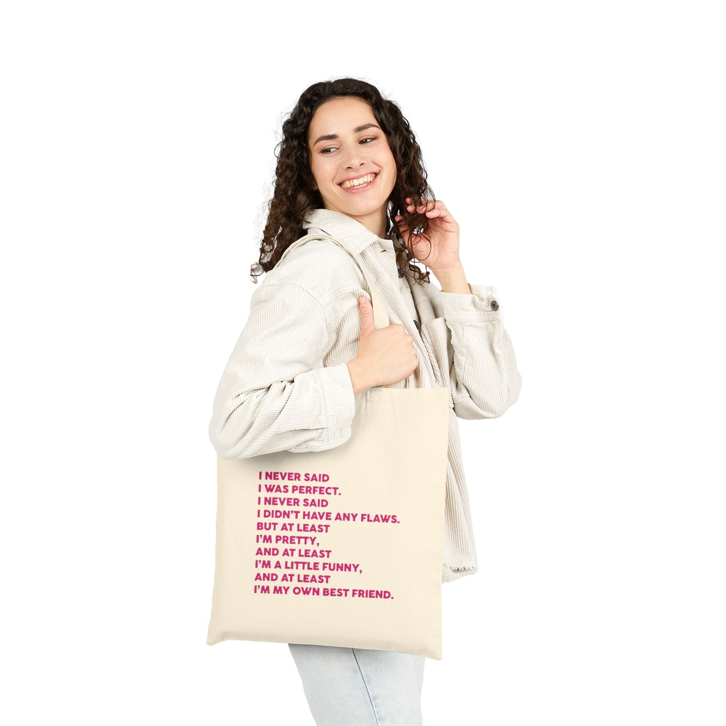 Love Island Tote Bag – “I Never Said I Was Perfect”