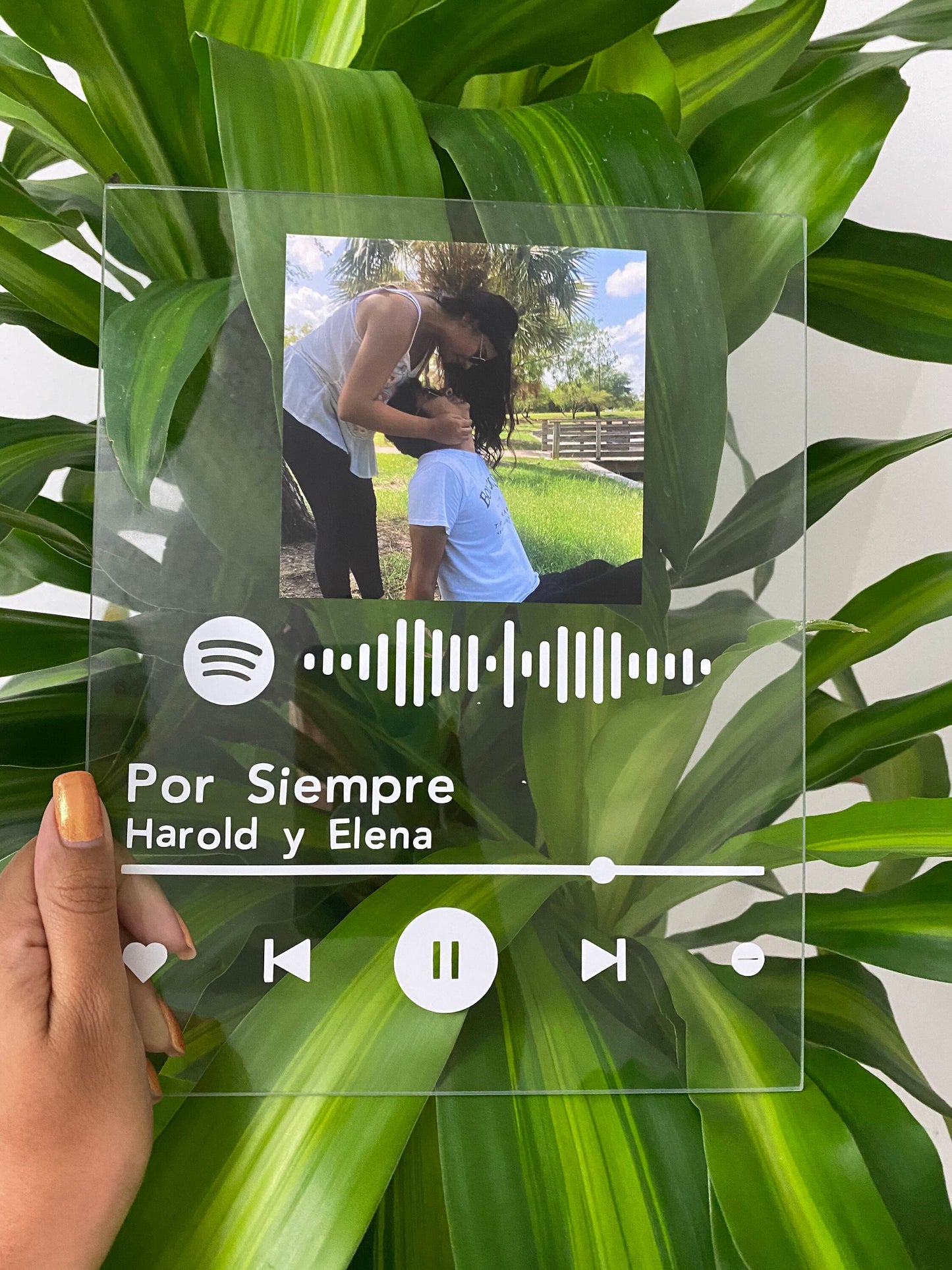 Music Song Plaque | Add YOUR own picture |