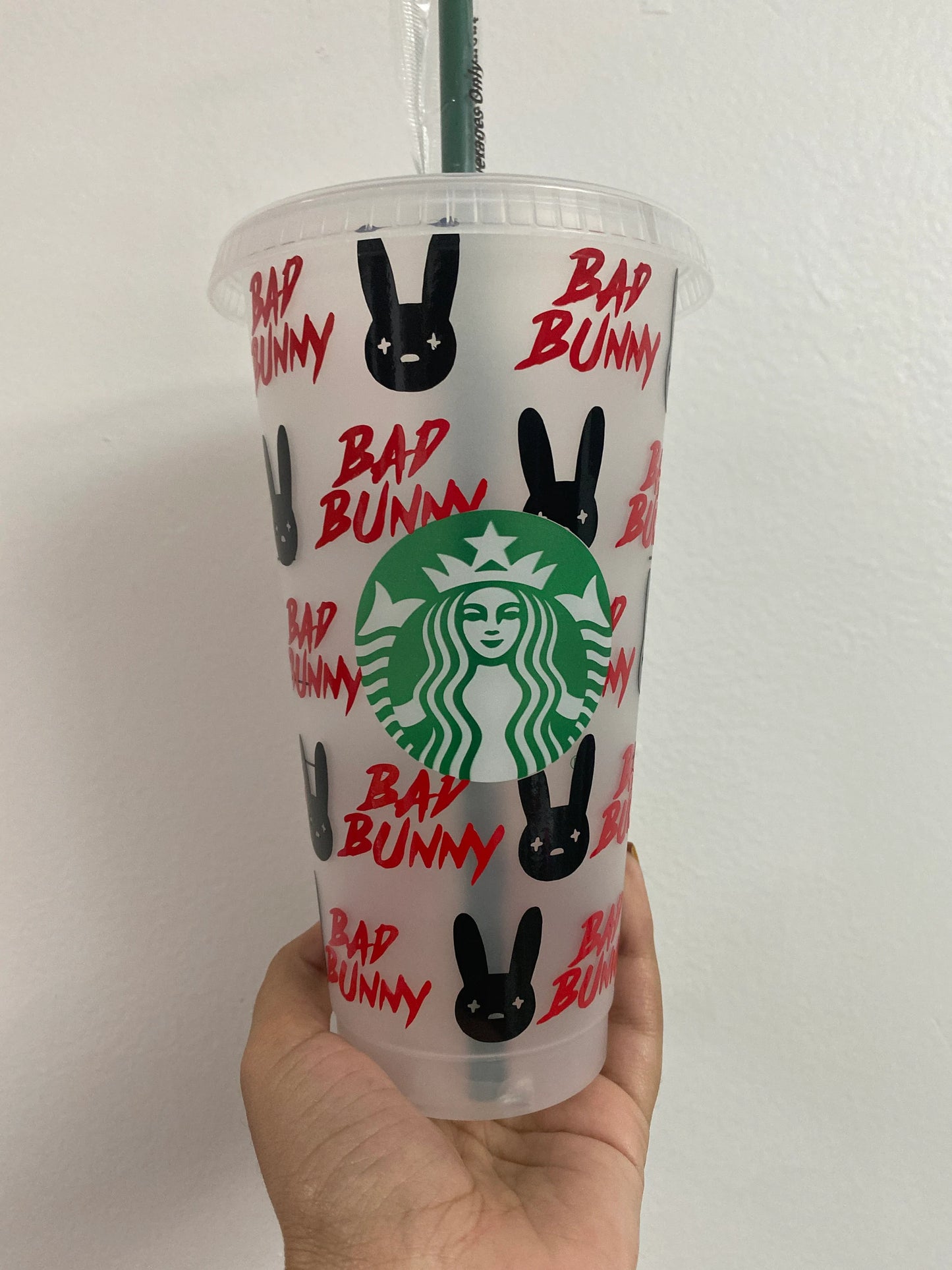 Bad Bunny Starbucks Cup | 24oz Cold Cup