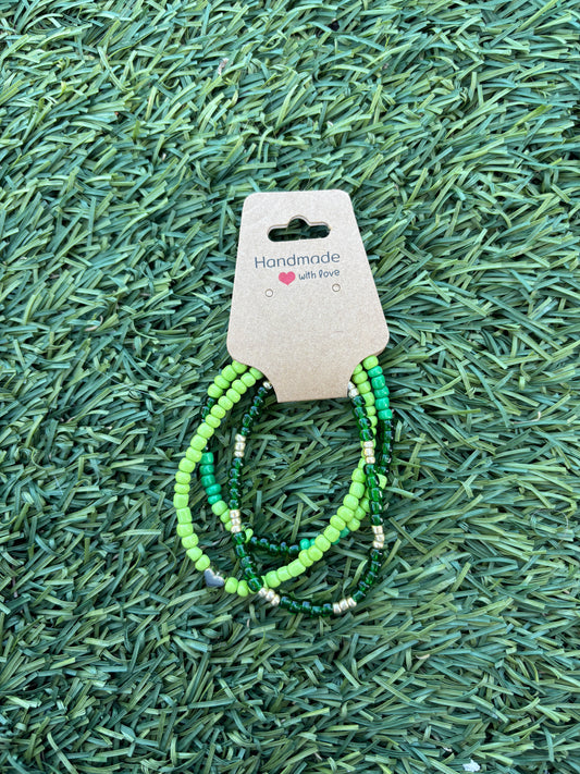 Green Bracelet Set of 3