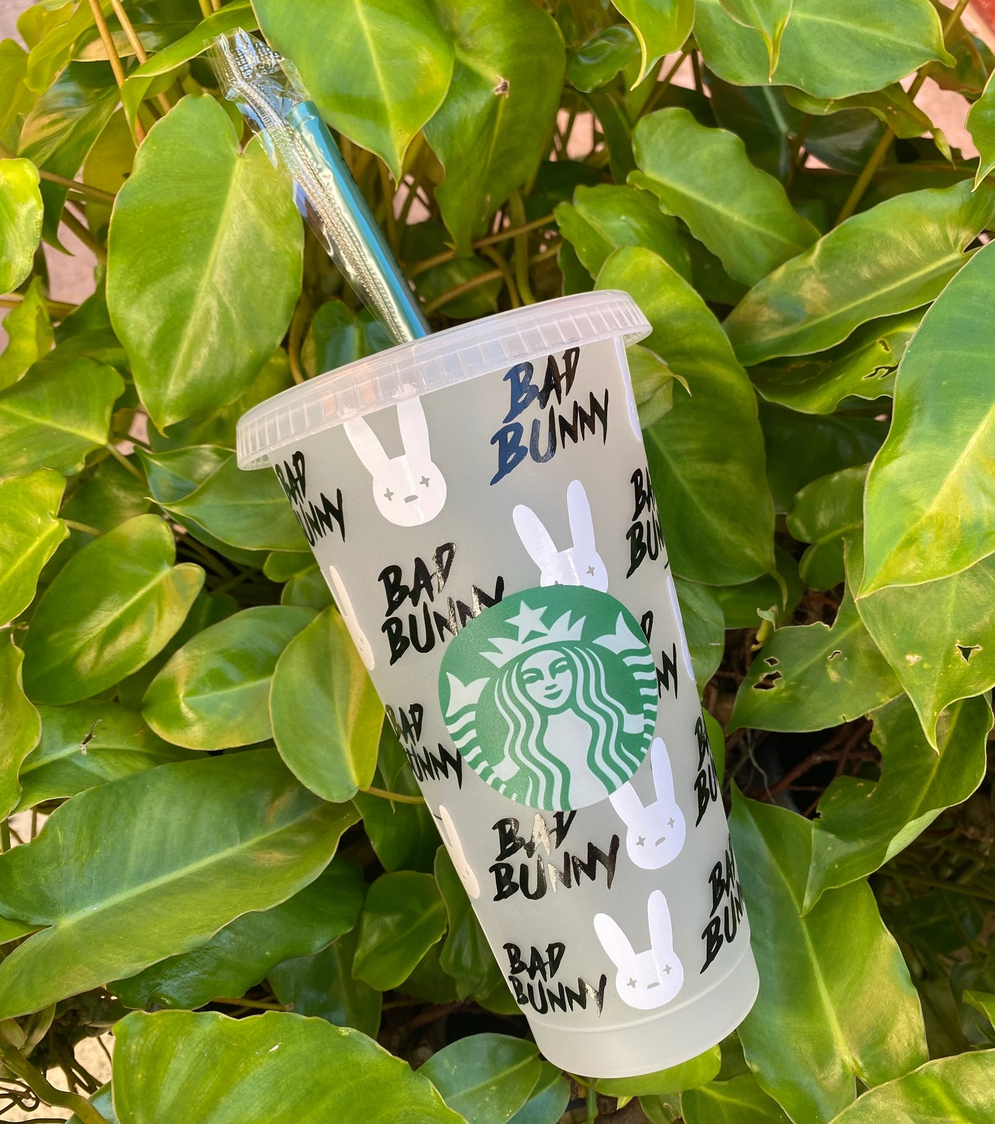 Bad Bunny Starbucks Cup | 24oz Cold Cup